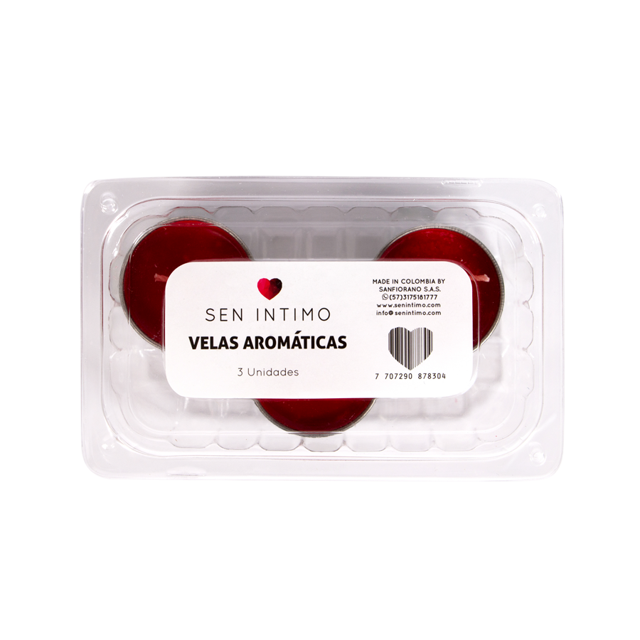 Vela Aromática X 3 Unidades Sen Intimo