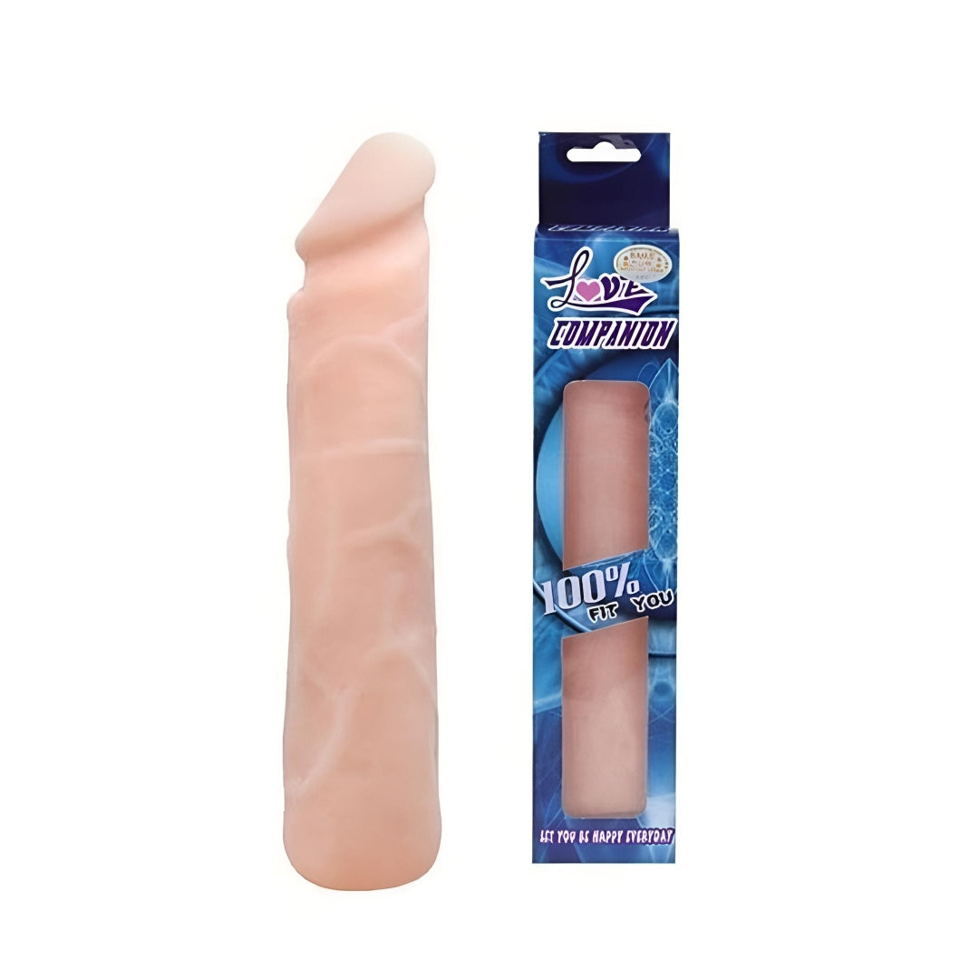 Consolador vaginal Lybaile 24 cm color piel sin base