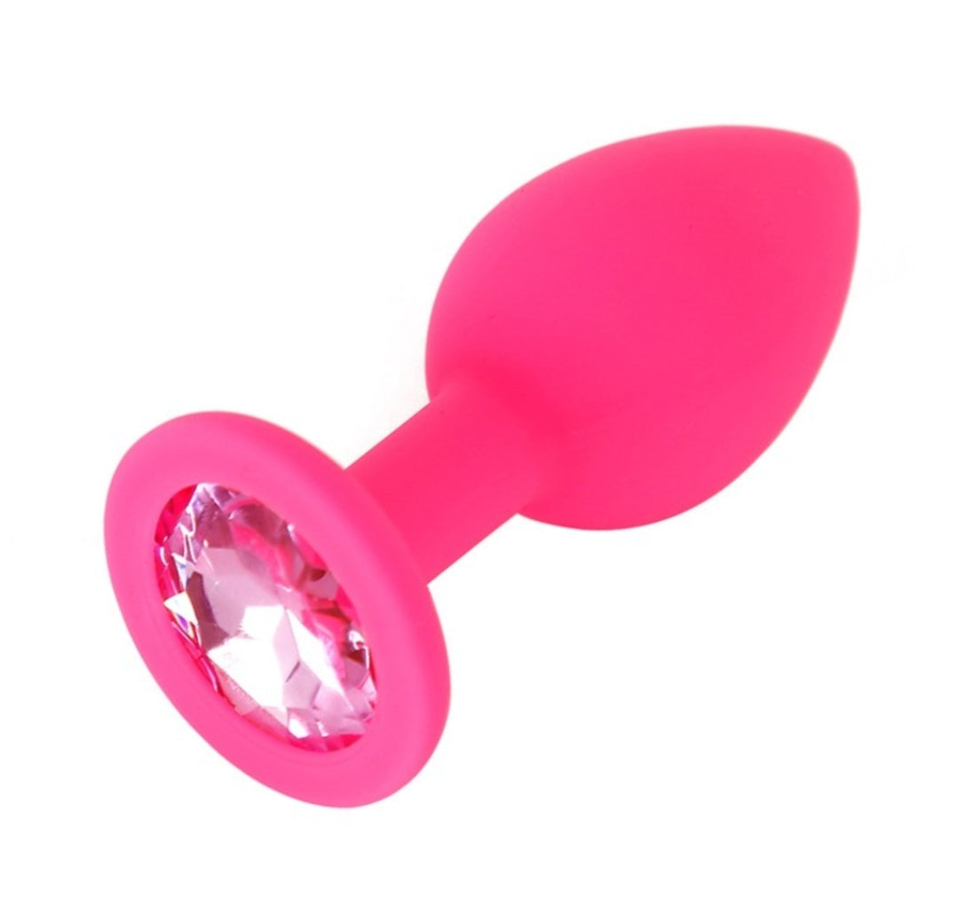 Plug Anal Silly Fucsia pequeño en bolsita sin caja