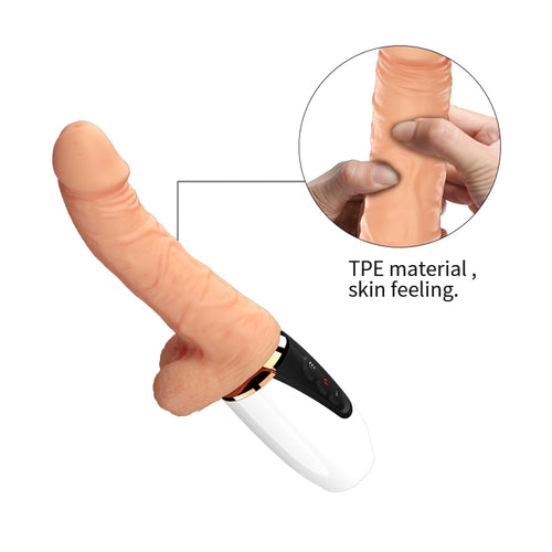 VIBRADOR IAN mete y saca , alta gama recargable