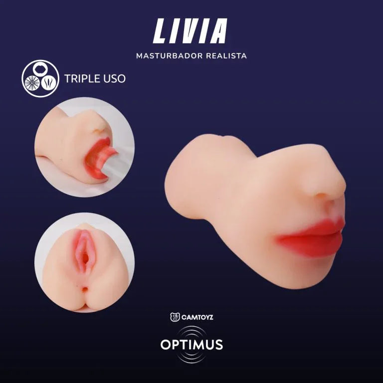 Masturbador Realista Livia Optimus