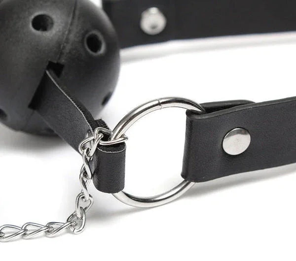 BALL GAG CON PEZONERAS