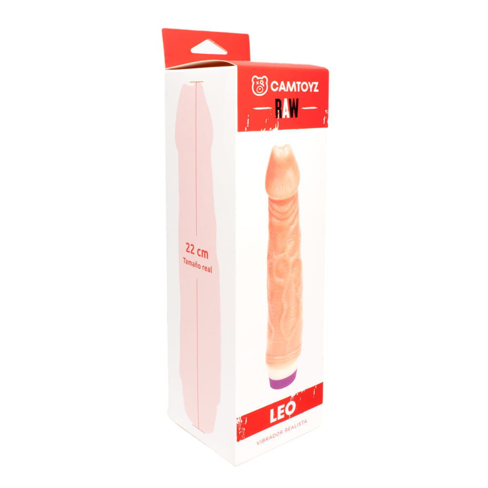 Raw Vibrador Realista Leo 21,8 cm Piel