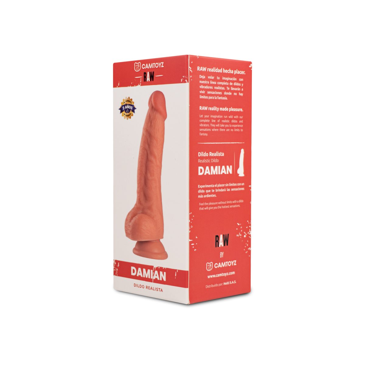 Dildo Realista Damian 20 cm Camtoyz grueso