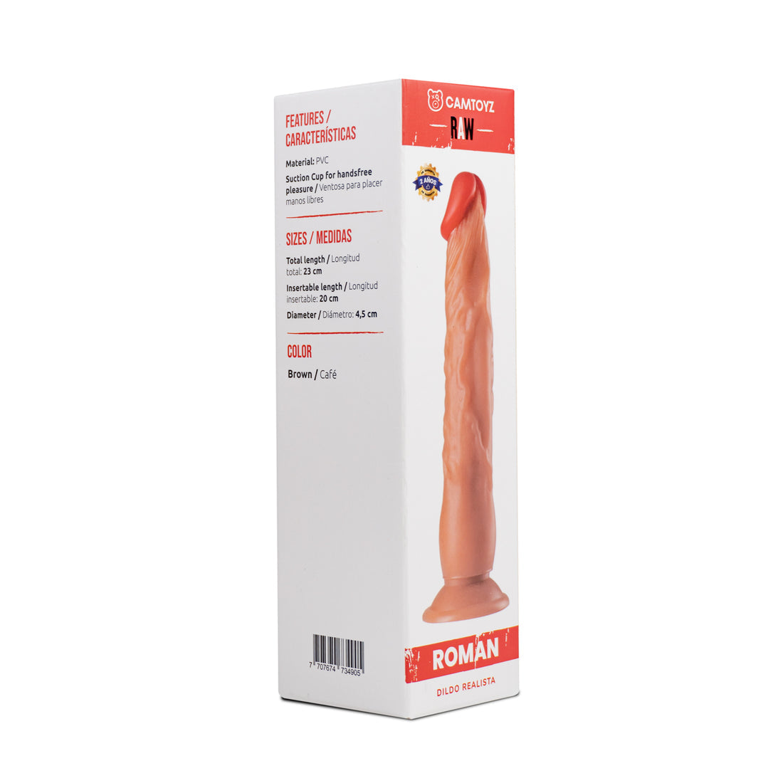 Raw Dildo Realista Roman Café