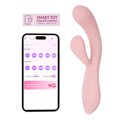 FlexiCurve Vibrador Rabbit Ergonómico con App Camtoyz