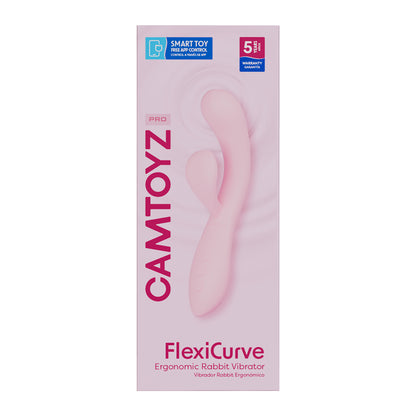 FlexiCurve Vibrador Rabbit Ergonómico con App Camtoyz