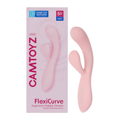 FlexiCurve Vibrador Rabbit Ergonómico con App Camtoyz