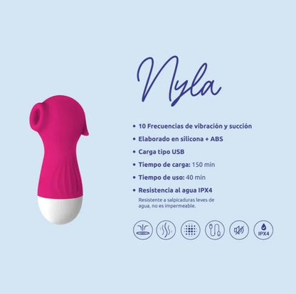 Succionador Nyla Fucsia
