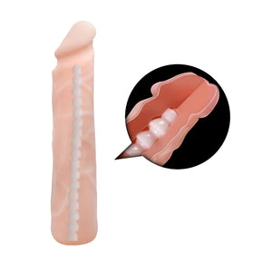 Consolador vaginal Lybaile 24 cm color piel sin base