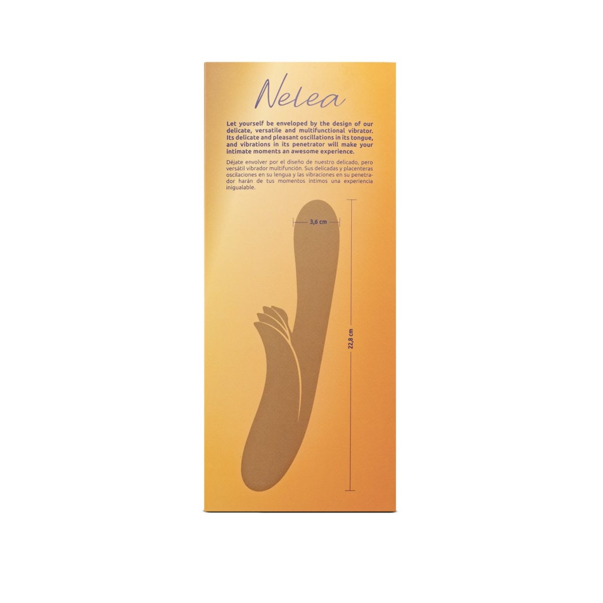 Vibrador Doble Nelea con temperatura