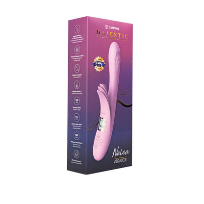 Vibrador Doble Nelea con temperatura