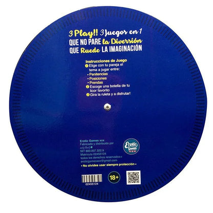 Juego Erótico de Mesa – La Ruleta Erótica 3 Play