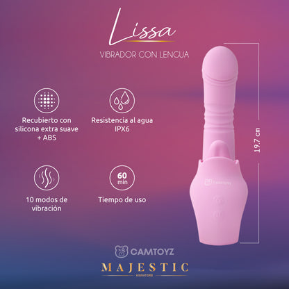 Estimulador con Lengua Lissa Camtoyz