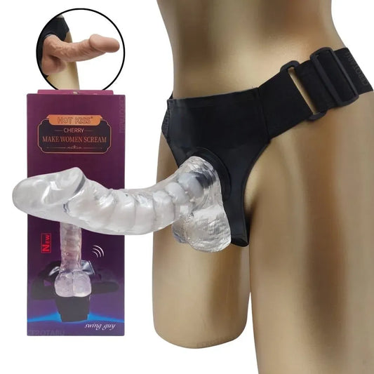 Arnés axel Dildo Realista Pene Modo Vértebra 20 cms