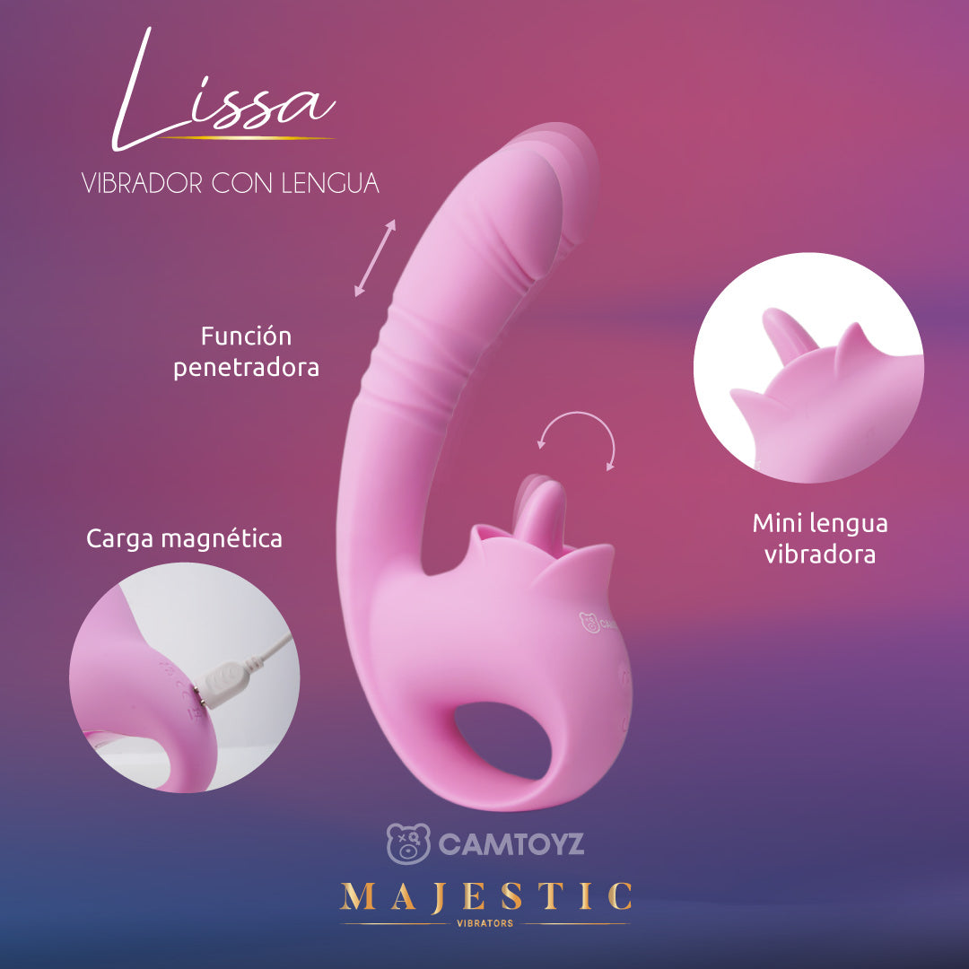 Estimulador con Lengua Lissa Camtoyz