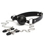 BALL GAG CON PEZONERAS