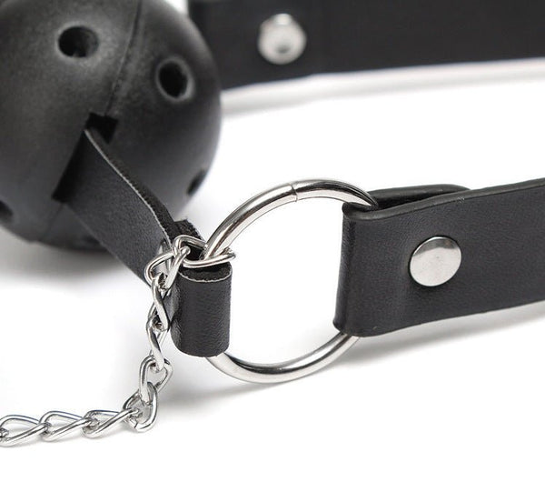 BALL GAG CON PEZONERAS
