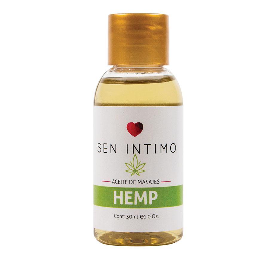 ACEITE SENSUAL HEMP x 30 ml - manzana erótika