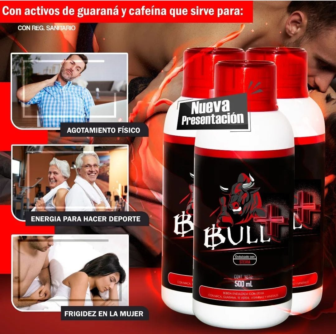 BULL ENERGY Liquido 500 ml – manzana erótika