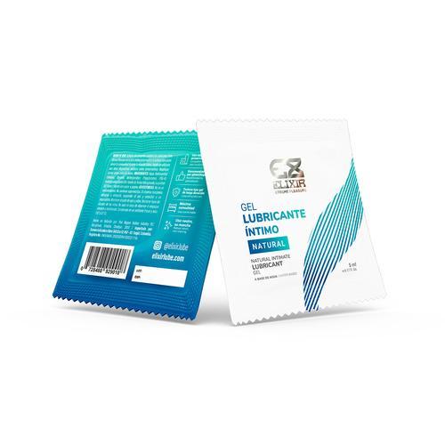 GEL LUBRICANTE ÍNTIMO NATURAL - MARCA ELIXIR - SACHET - 5 ML - manzana erótika